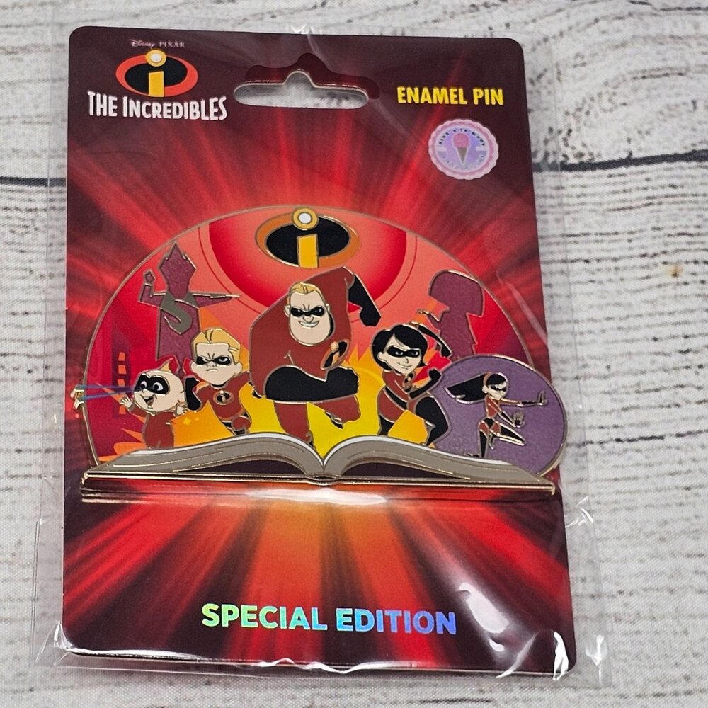 NEW! Pink a La Mode (Palm) The Incredibles - Once Upon a Time Storybook LE 300